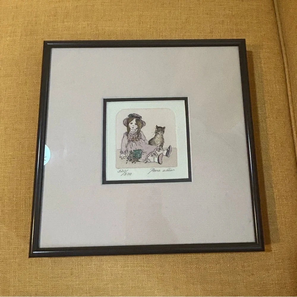 Samantha by Anna Weber signed print 320/500 framed